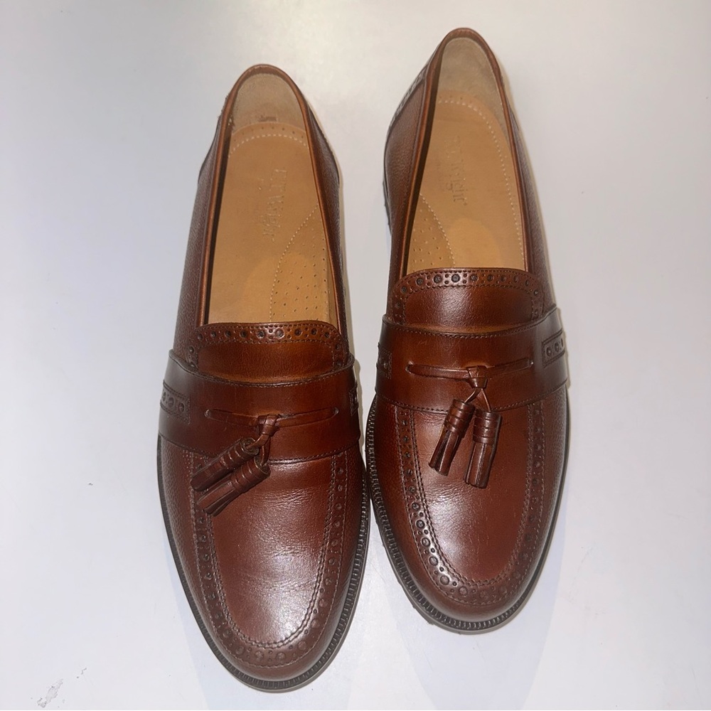 E.T. Wright Masters Collection Tassel Loafers Size 9D | Made in Spain